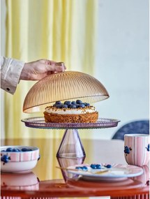 Szklany półmisek z kloszem Tayo – Bloomingville