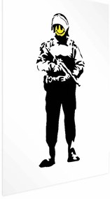 Plakat Uśmiechnięty policjant 29,7x42 cm bez ramy bez marginesu ARTGEIST B
