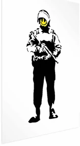 Plakat Uśmiechnięty policjant 60x90 cm bez ramy bez marginesu ARTGEIST B