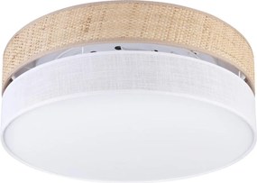 Lampa sufitowa SIRJA BOHO 2xE27/15W/230V Ø 45 cm beżowo-biała