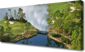 Obraz na płótnie Cisza nad Jeziorem