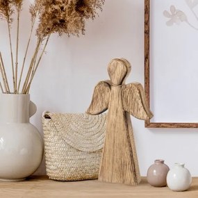 Orion Drewniana dekoracja świąteczna ANIOŁ, duży