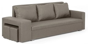 Kanapa sofa 3 os z funkcją spania MILO2 Beżowy