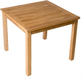 Drewniany stół ogrodowy Divero, 90 x 90 x 75 cm