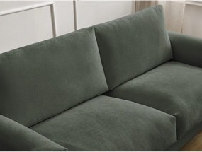 Zielona sofa do spania/rozkładana 200 cm Cocoone – Bobochic Paris