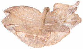Poidło dla ptaków Liść ptaszka, ceramika MgO 21 x18 x 7 cm