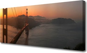 Duży obraz na płótnie Monumentalna Konstrukcja Mostu