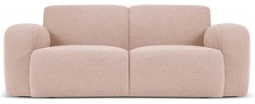Różowa sofa z materiału bouclé 170 cm Molino – Micadoni Home