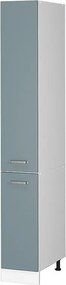 Szafka aptekarska niebiesko-szary 30x57.2x206.8 r-line