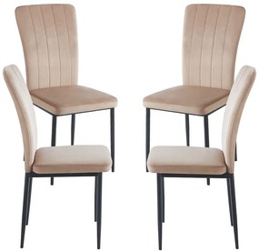 Zestaw 4 Krzese Bioba