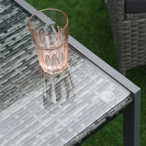 Ogród Stolik Kawowy Stół Rattanowy Technorattan Łatwość Pielęgnacji i Trwałość Meble Ogrodowe | Aosom PL