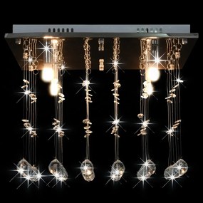 Kwadratowa lampa sufitowa w stylu glamour - EX163-Volta