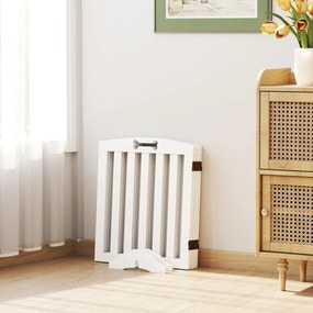 PawHut Wolnostojąca bramka dla psa z podpórkami, do framug drzwi, korytarza, schodów, 258 x 30 x 61 cm, Biała