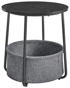 Stolik pomocniczy NOIRA czarny/szary