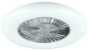 Lampa sufitowa w biało-srebrnym kolorze LED Visby – Trio