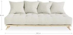 Sofa z beżowym obiciem Karup Design Senza Natural/Beige