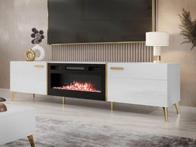 Szafka RTV z kominkiem Rostiw 2D EF