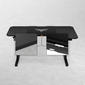 Biurko z regulacją wysokości DIABLO X-TENSIO 1600 czarne