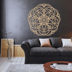 Rzeźbiona drewniana mandala ścienna | MOLLIS