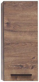 Brązowa wisząca szafka łazienkowa w dekorze dębu 30x70 cm Set 374 – Pelipal