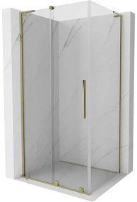 Mexen Velar L kabina prysznicowa rozsuwana 90 x 70 cm, transparent, złota - 871-090-070-03-50