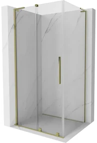 Mexen Velar L kabina prysznicowa rozsuwana 90 x 70 cm, transparent, złota - 871-090-070-03-50