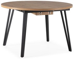 Okrągły rozkładany stół w naturalnym kolorze ø 120 cm Cleo – Marckeric