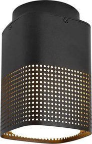 Nordlux - Zewnętrzna oprawa sufitowa SIDARA 1xE27/15W/230V IP54 czarna