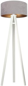 Lampa stojąca HOME 50 szara/złota/biała BPS KONCEPT