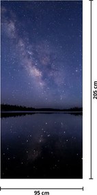 Fototapeta na drzwi - Nocne niebo (95x205cm)