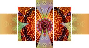 Obraz - Etno motyl (125x70 cm)