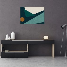 Obraz - Abstrakcja kubistyczna (70x50 cm)