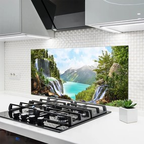 Panel Szklany Kaskada nad Błękitną Zatoką