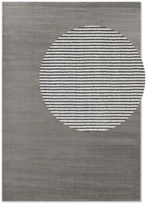 Dywan nowoczesny Perles paseczki antracytowo-kremowe 200 cm x 280 cm