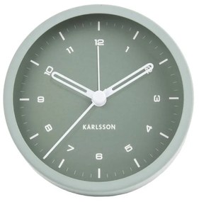 Miętowy budzik Karlsson Tinge, ø 9 cm