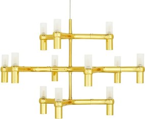 Lampa wisząca ze szklanymi kloszami Atomic