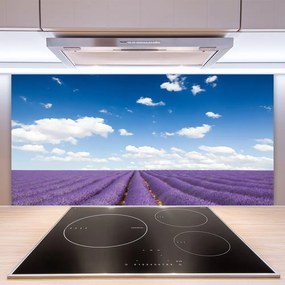 Szkło Ozdobne do Kuchni Kwiatowy Dywan Na Polanie