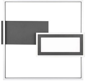 Czarna lampa sufitowa LED 50x53 cm Spiro – Trio