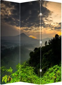 Parawan - Zielony krajobraz górski (126x170 cm)