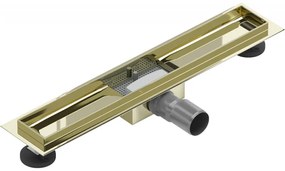 Mexen Flat korpus do odpływu liniowego 50 cm, złoty - 1515050