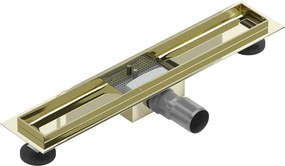 Mexen Flat korpus do odpływu liniowego 50 cm, złoty - 1515050