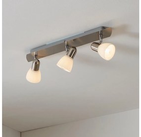 EGLO 90985 - Lampa sufitowa ENEA 3xE14/40W nikiel mat / satyna