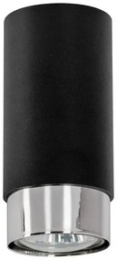 Czarna nowoczesna lampa sufitowa tuba - S686 S6-H58