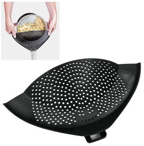 Sitko na garnek do odcedzania makaronu Metaltex Clip On, 28x13 cm