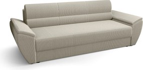 BEDANTE SOFA REBI BIS z funkcją spania POSO 100 beżowy z pojemnikiem na pościel, sofa do salonu, kanapa, sofa rozkładana, sofa z pojemnikiem, wersalka