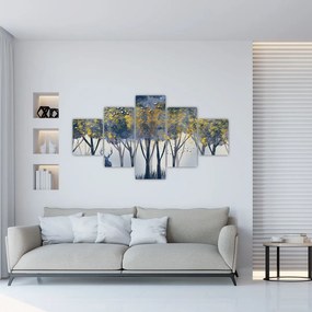 Obraz jelenia w lesie (125x70 cm)