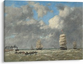 Obraz - Eugène Boudin, Le Havre, reprodukcje (70x50 cm)