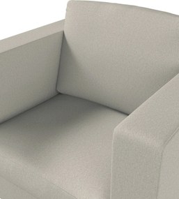 Pokrowiec na fotel Karlanda kolor beżowy tkanina strukturalna