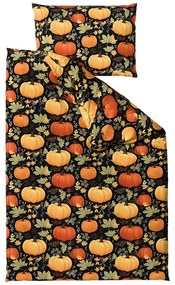 PrzytulneMieszkanie.pl PrzytulneMieszkanie.pl Pościel z mikrofibry ORANGE PUMPKINS kolorowy Rozmiar pościeli: 2 szt 70 x 90 cm | 200 x 220 cm