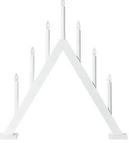 Markslöjd 706225 - Świecznik świąteczny ARIELE 7xE10/3W/230V biały